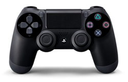 De voorkant van de PlayStation 4 controller